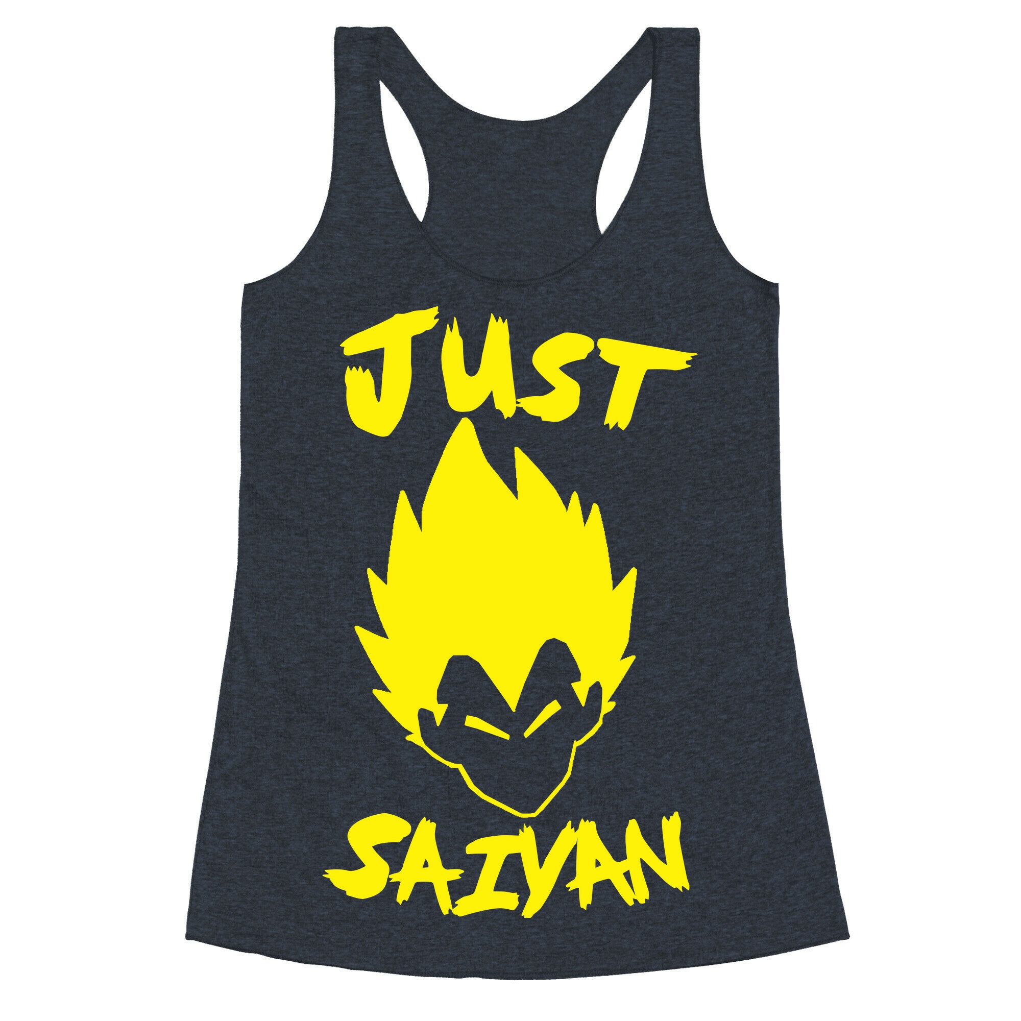 Just Saiyan Racerback Tank